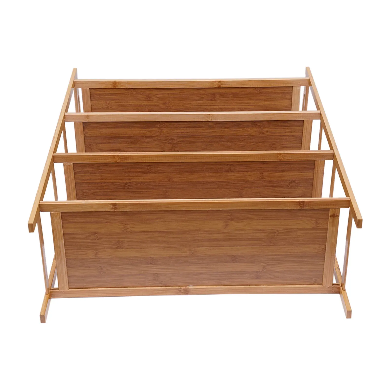 4-Tier Bamboo Shoe Rack with 23.6 Inch Width for Living Room, Bedroom, and Entryway