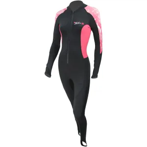 6oz Ladies Skin Suit, Coral Flower