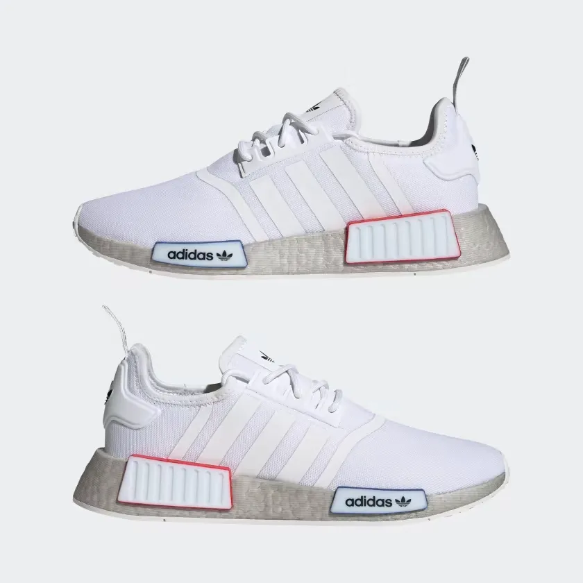 Adidas Men's NMD R1 Shoes - Cloud White / Cloud White / Grey One