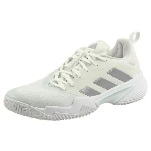 adidas Women's Barricade - Cloud White/Silver Metallic