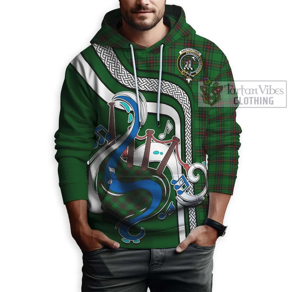 Anstruther Tartan Hoodie with Epic Bagpipe Style