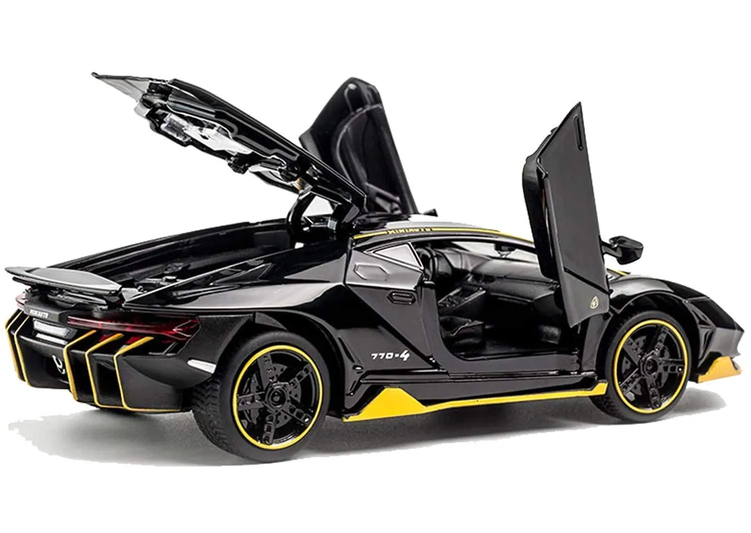 ARNIYAVALA Lamborghini Car Toy Die-cast Metal Car Model Car Pull Back car Super car with Openable Doors with Sound and Light for Birthdays Gift Party Decorations Great for Kids1:32 Scale