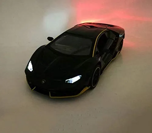 ARNIYAVALA Lamborghini Car Toy Die-cast Metal Car Model Car Pull Back car Super car with Openable Doors with Sound and Light for Birthdays Gift Party Decorations Great for Kids1:32 Scale