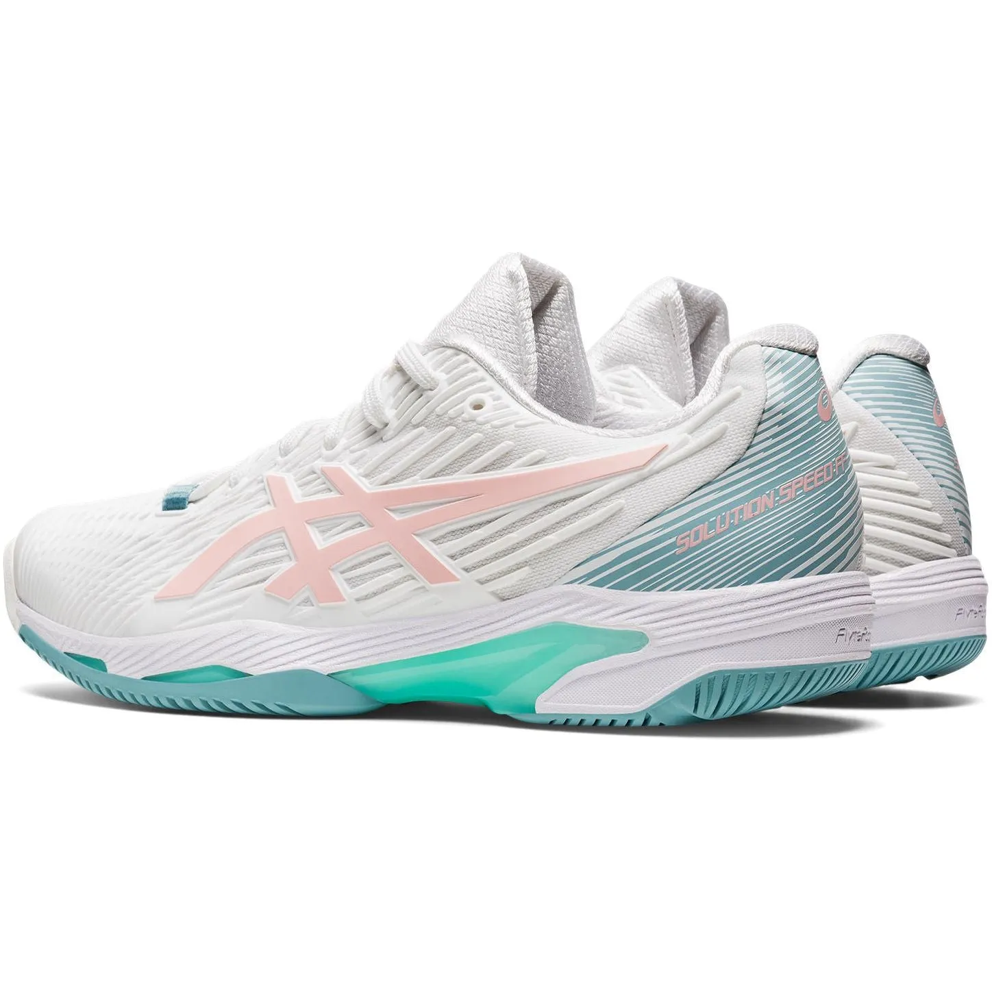 Asics Solution Speed FF 2 Womens Tennis Shoes - White