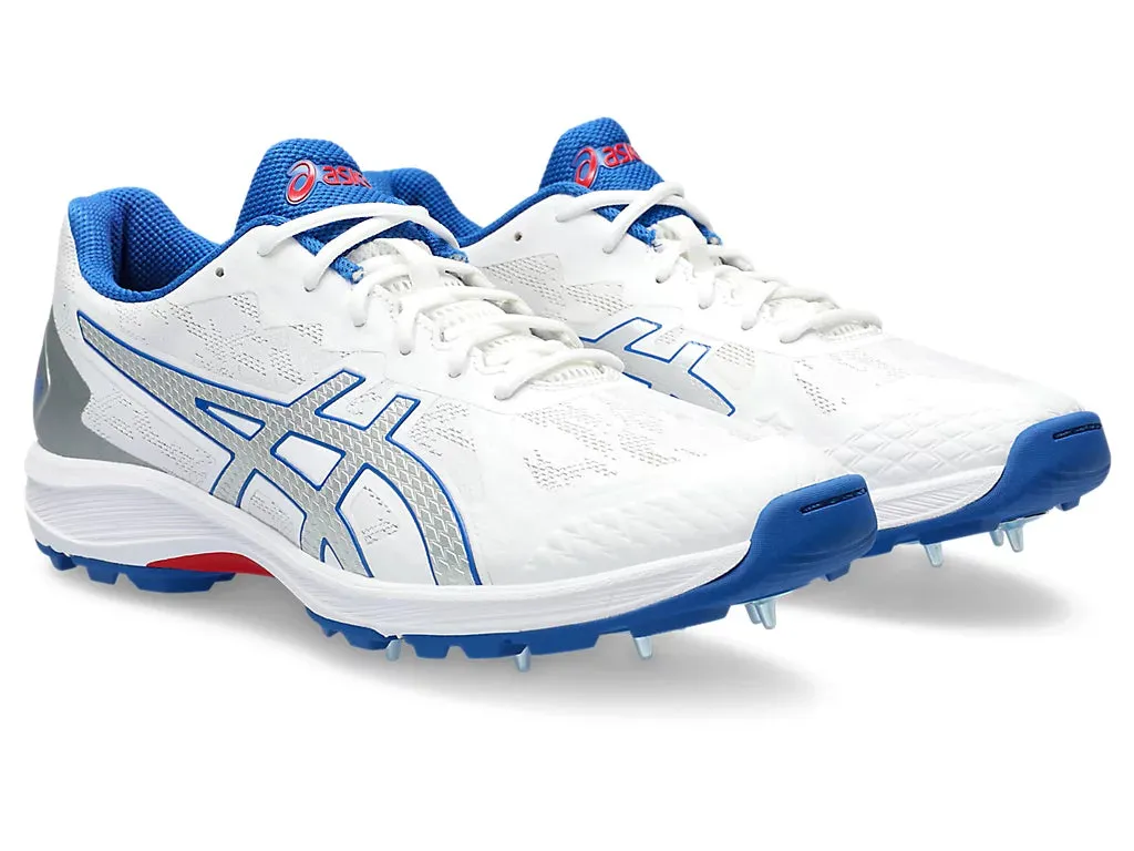 Asics Strike Rate FF Men's Cricket Shoes - White/Pure Silver