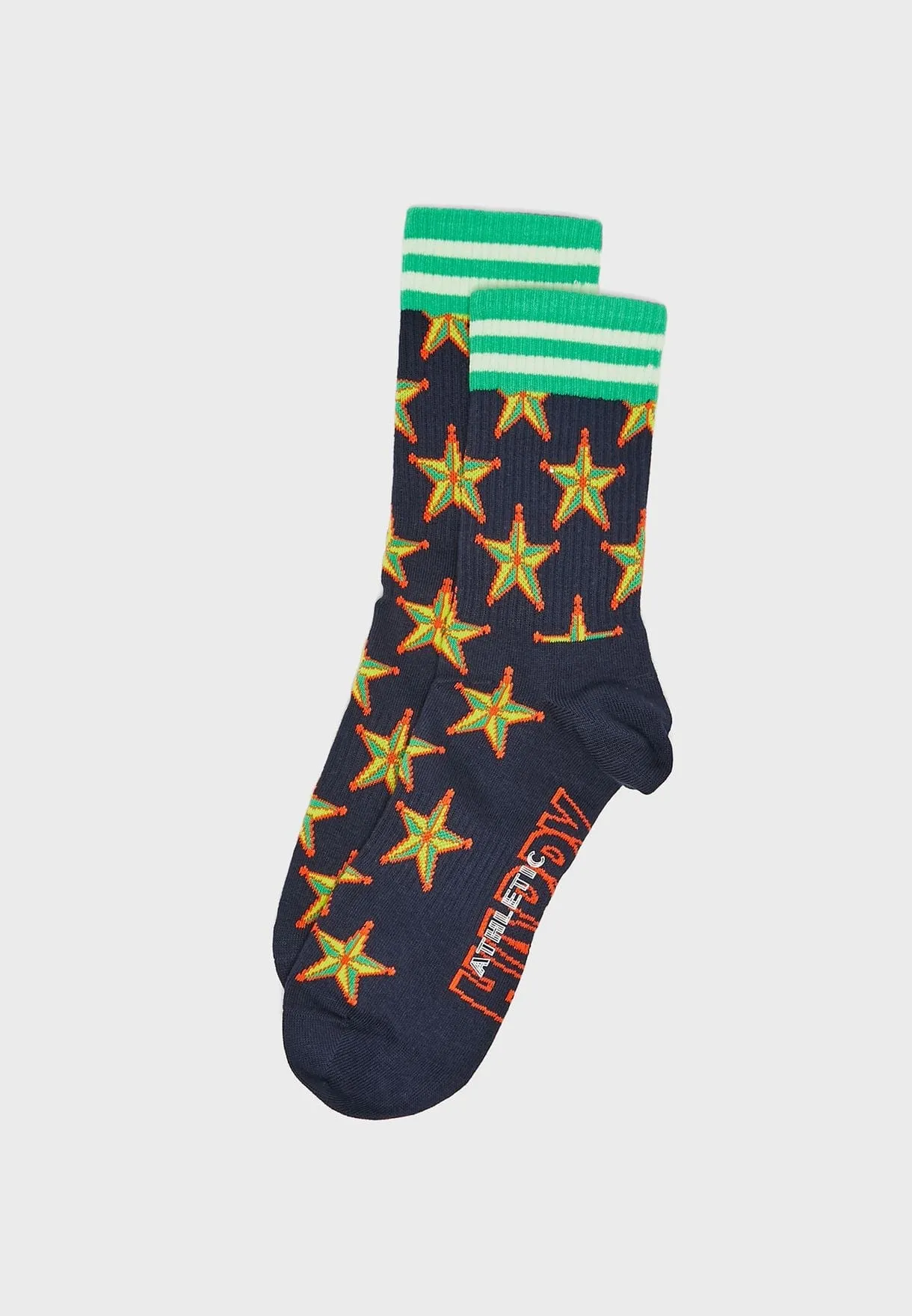 Athletic Sheriff Star 3/4 Crew Sock