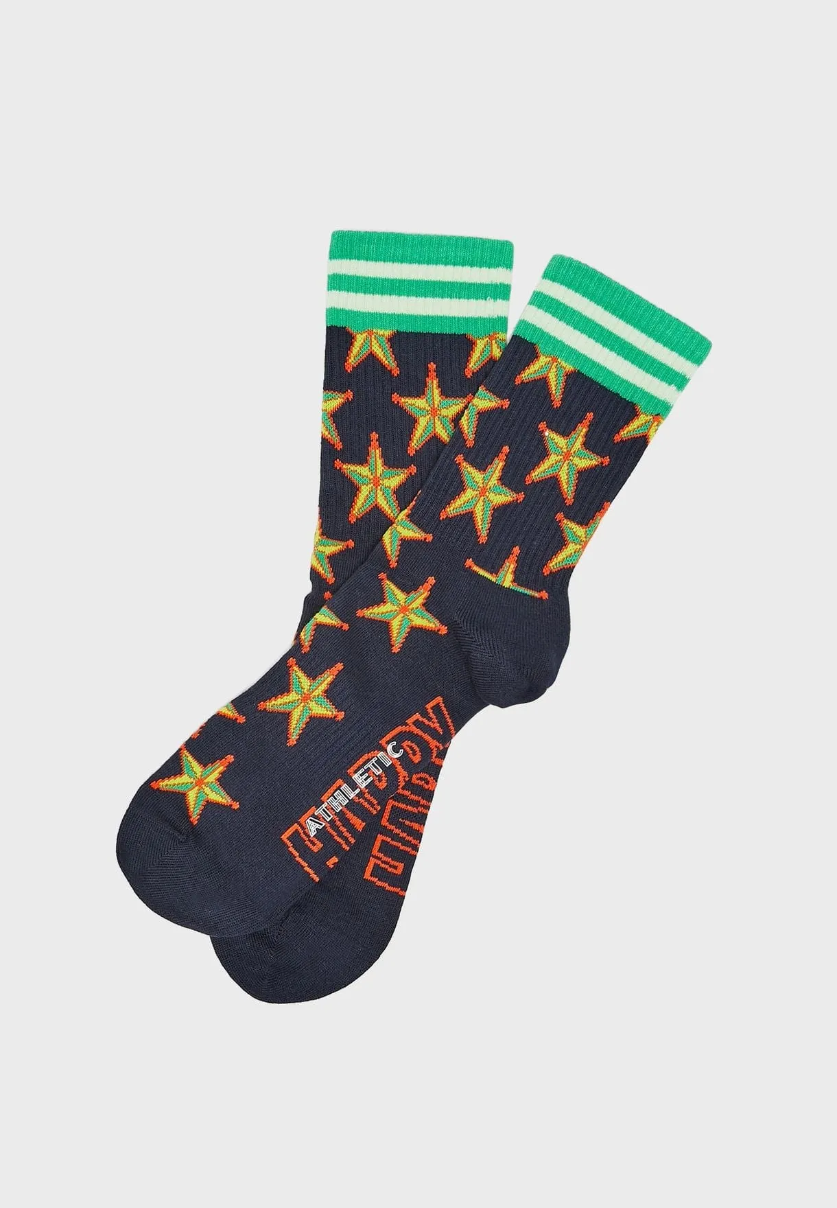 Athletic Sheriff Star 3/4 Crew Sock