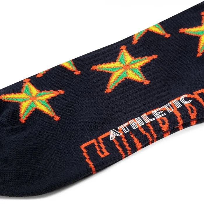 Athletic Sheriff Star 3/4 Crew Sock