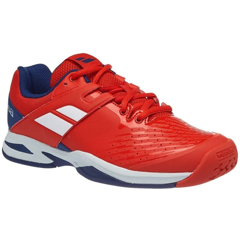 Babolat Propulse All Court Kids & Women Red Handball Volleyball Tennis Shoes