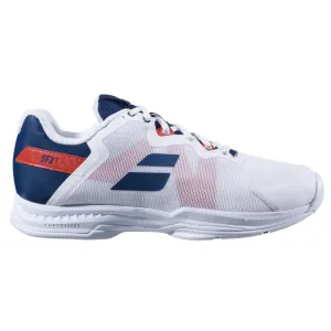 Babolat SFX3 All Court Men Tennis Shoes - White/Estate Blue