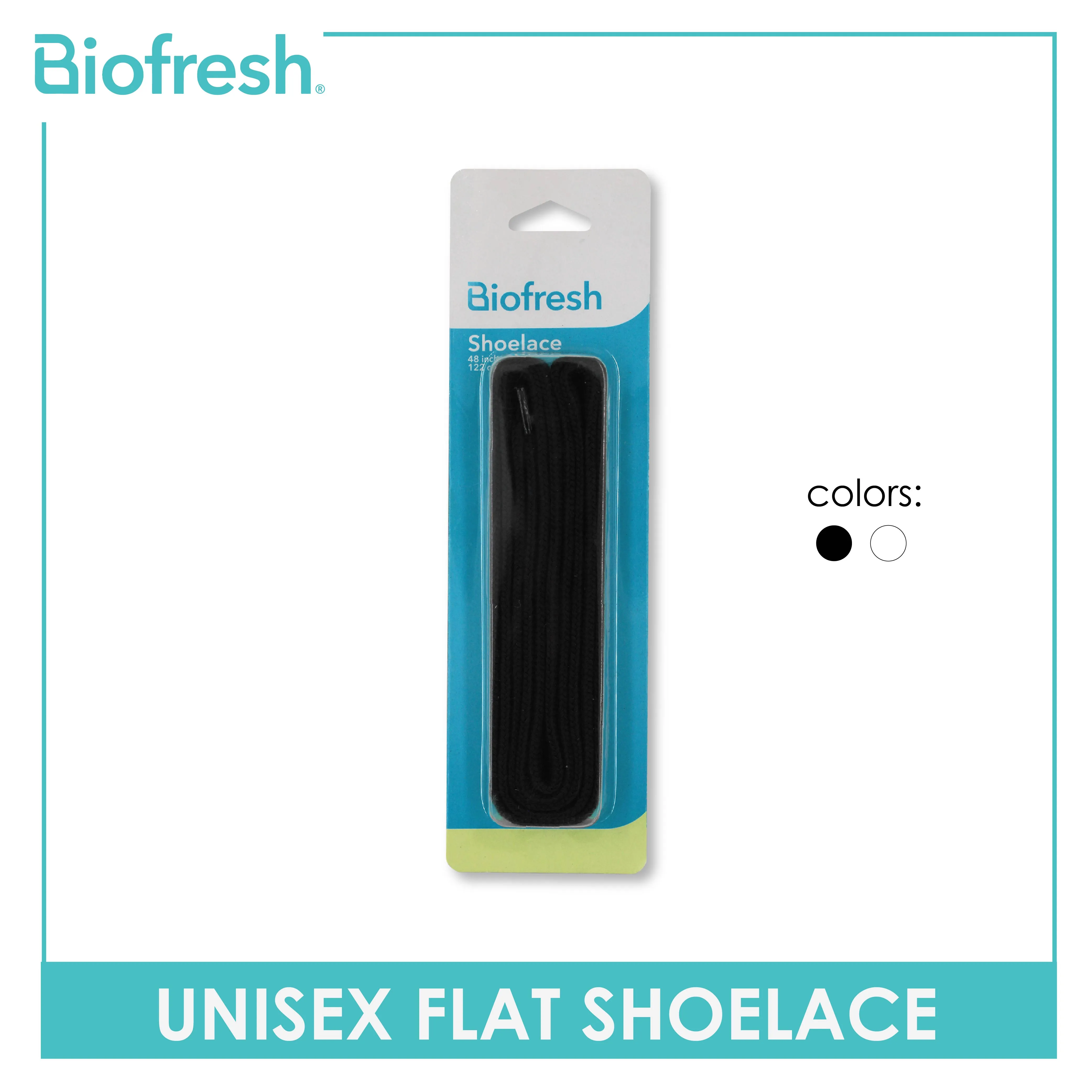 Biofresh Unisex Flat Shoelace 1 pair FMSL