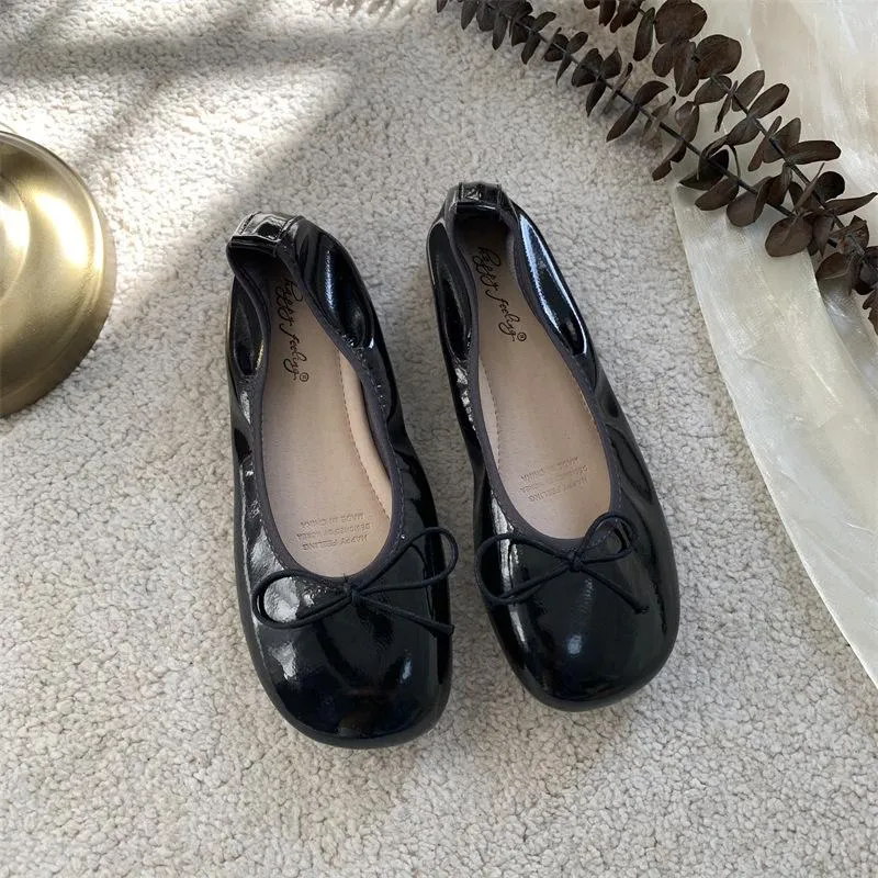 Bow Ballerina Flat Shoes