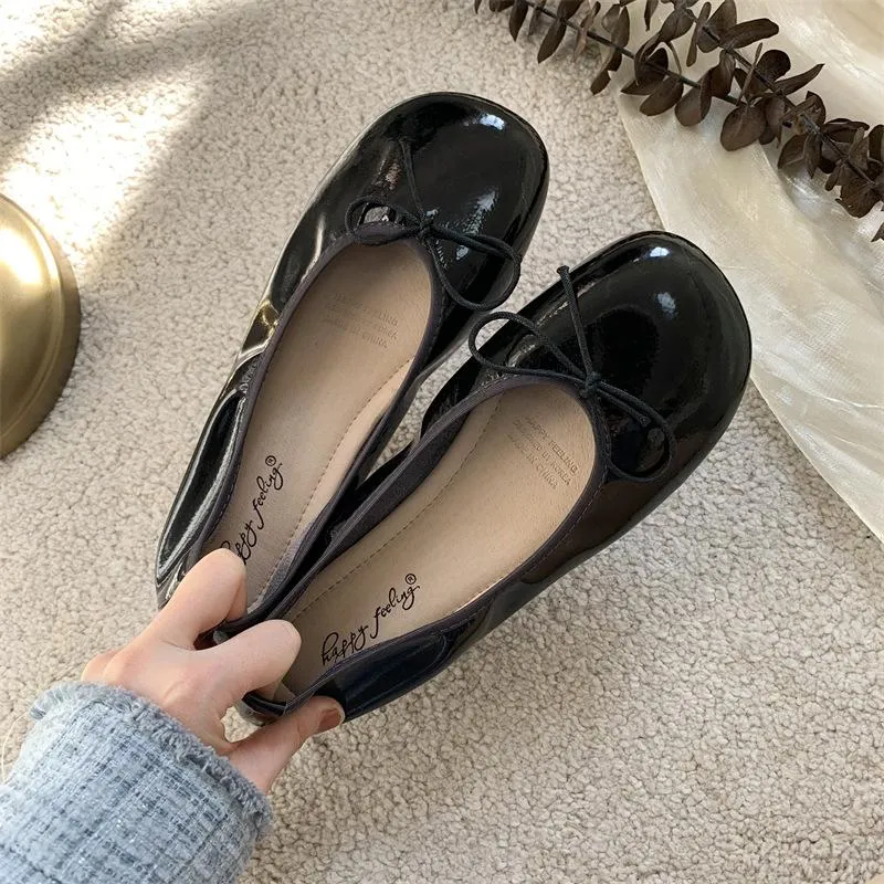 Bow Ballerina Flat Shoes