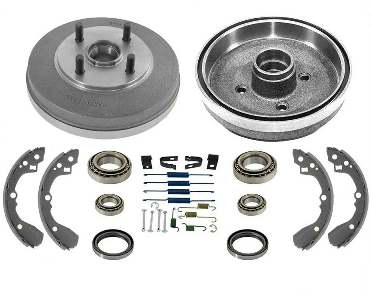 Braking New Brake Drums Shoes Springs Bearings WITH OUT ABS for Kia Rio 03-05