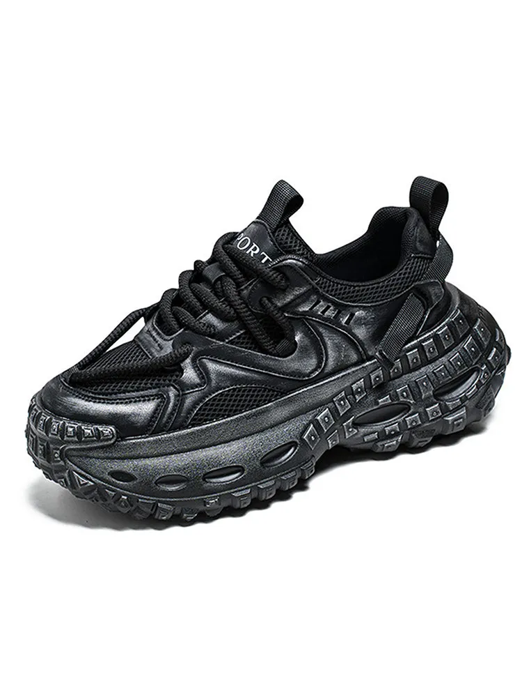 Breathable Mesh Thick Sole Sport Casual Shoes