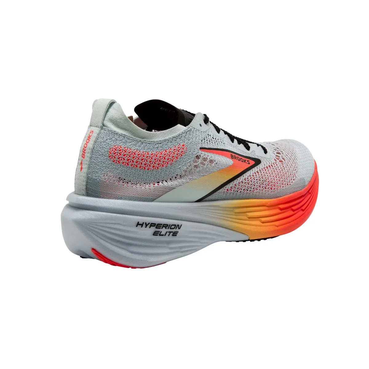 Brooks Hyperion Elite 4 Grey Orange Unisex Sneakers SS24