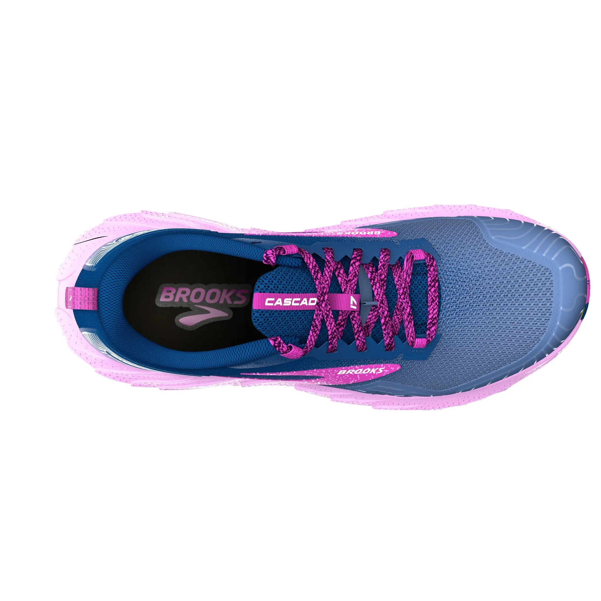 Brooks Women's Cascadia 17 Trail Running Shoes Navy / Purple / Violet