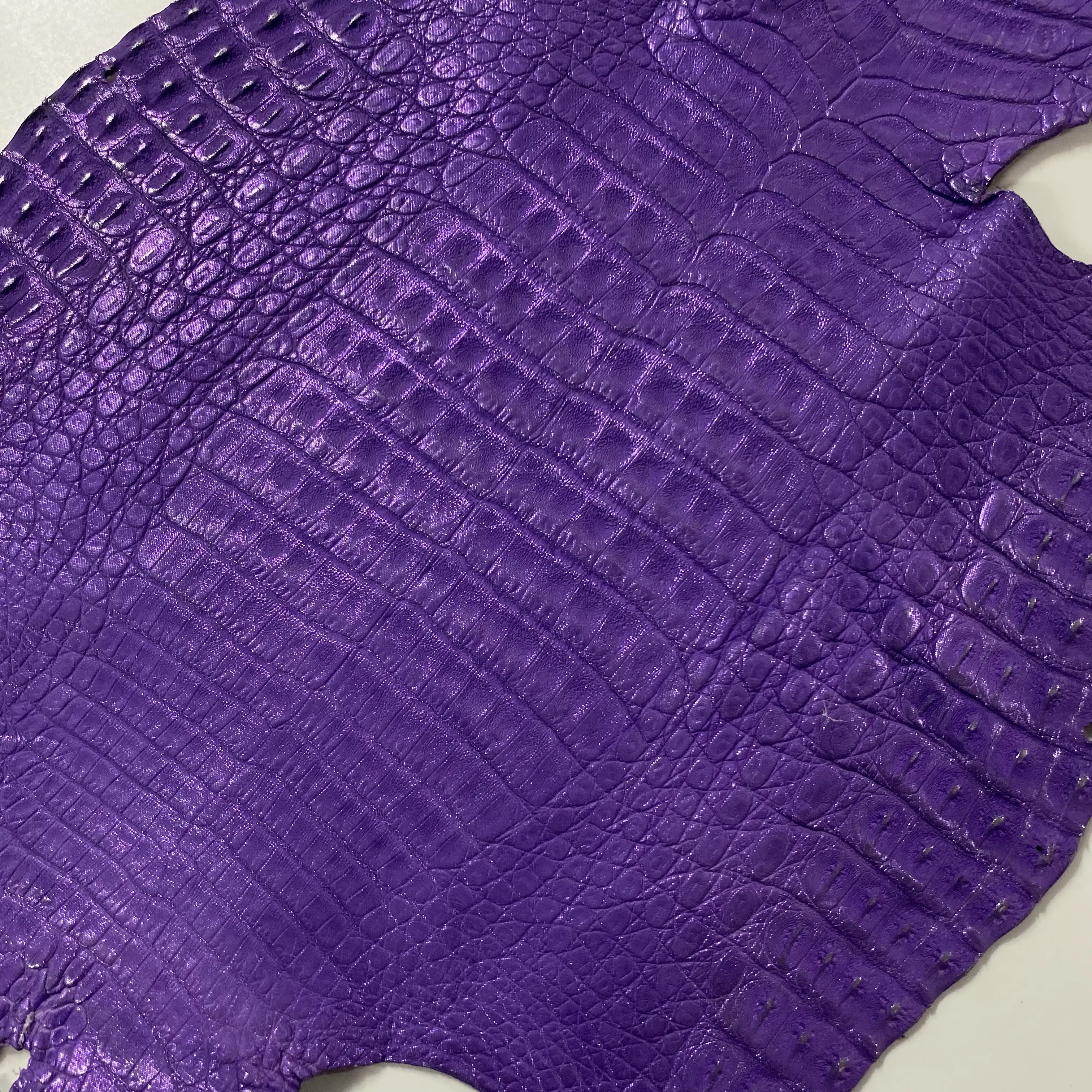 Caiman Crocodile | Purple Metallic