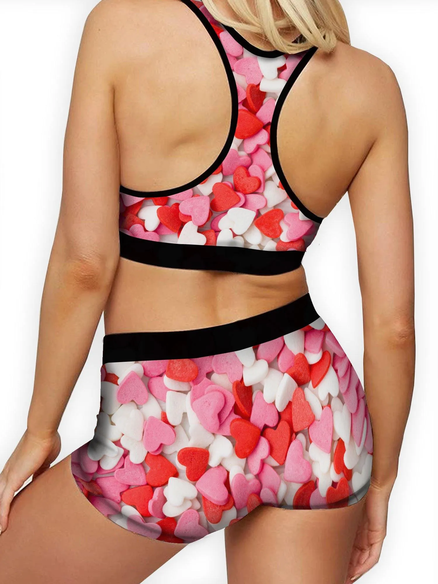 Candy Hearts Ellie Sports Bra