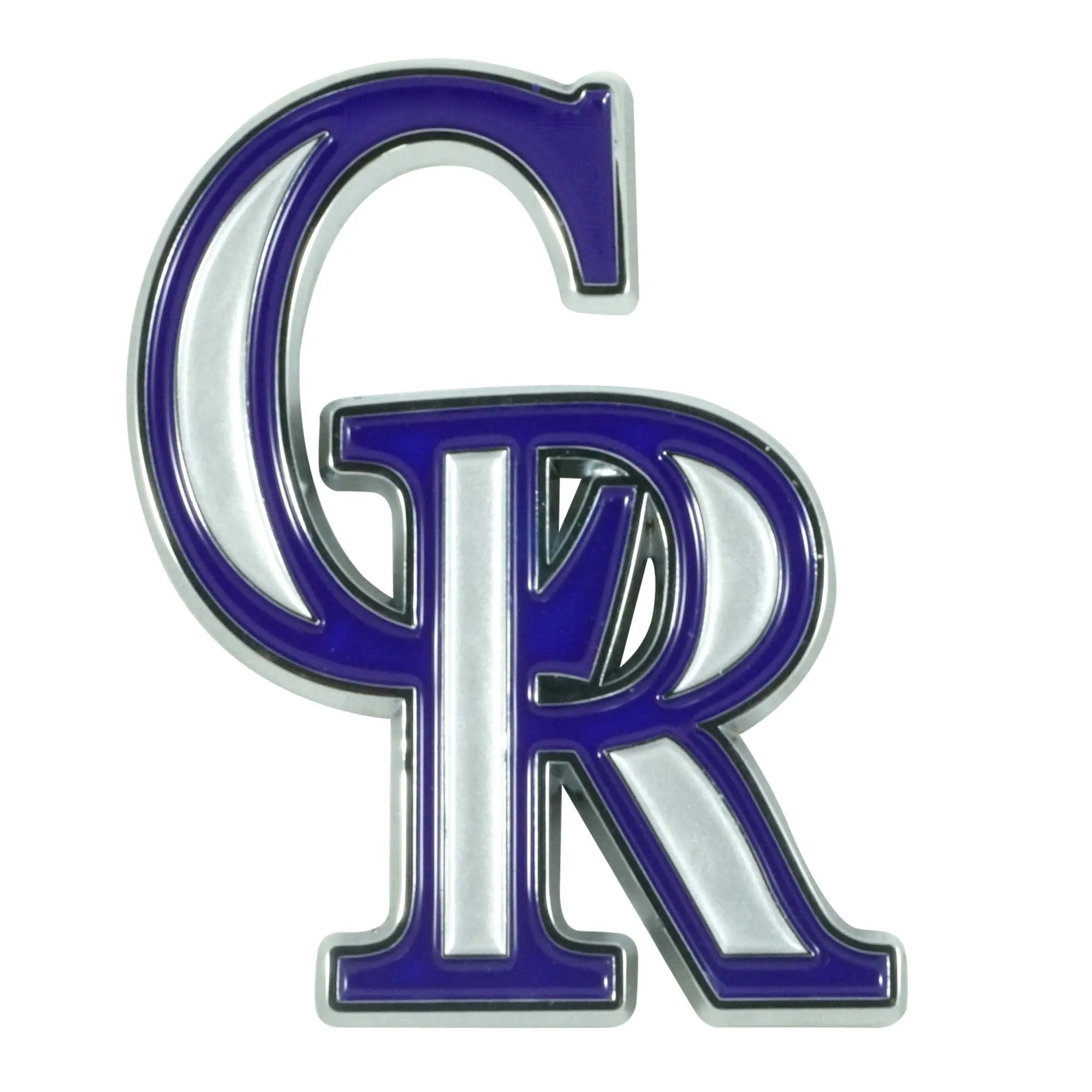 Colorado Rockies 3D Color Metal Emblem