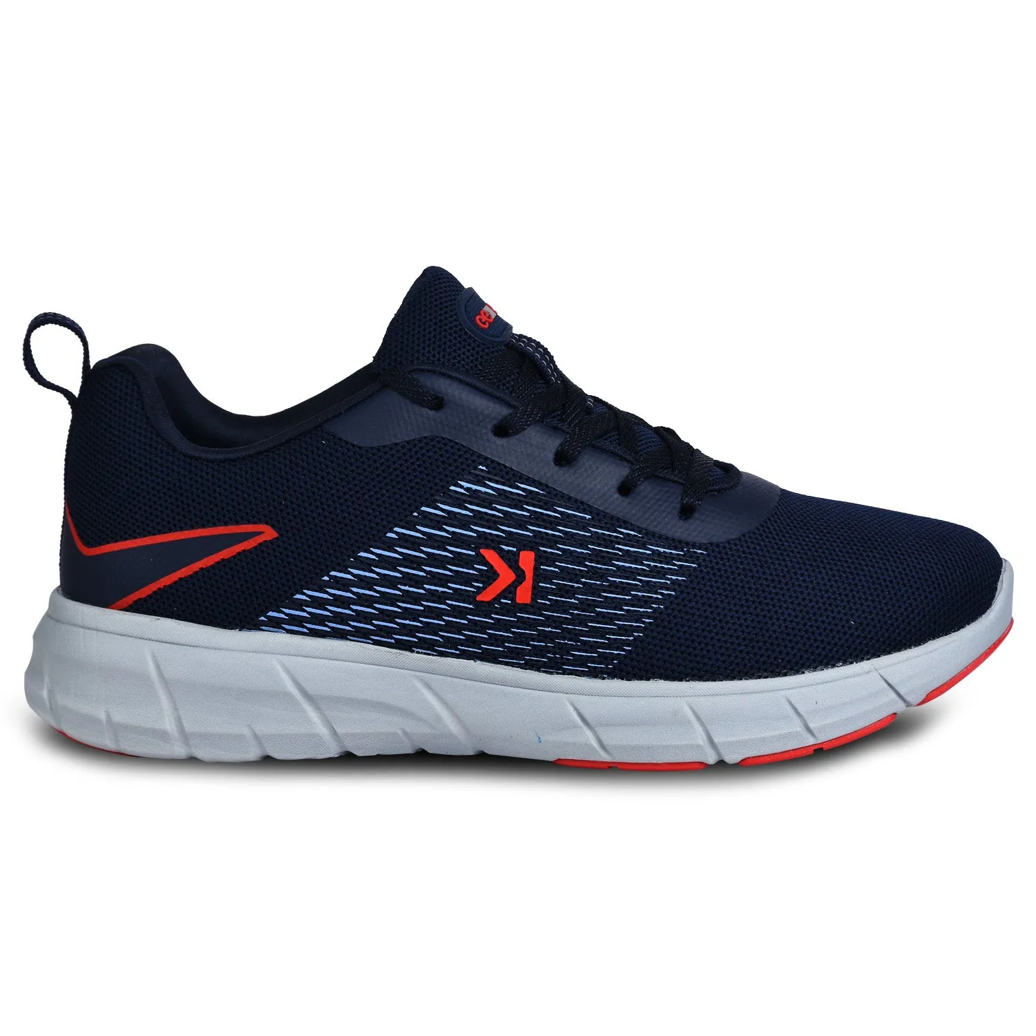 Eeken ESHGIA145 Navy Blue And Red Athleisure Shoes For Men