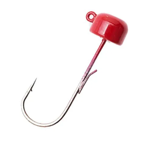 Finesse Shroomz Hooks - 1-10 oz Size, Red, Per 5