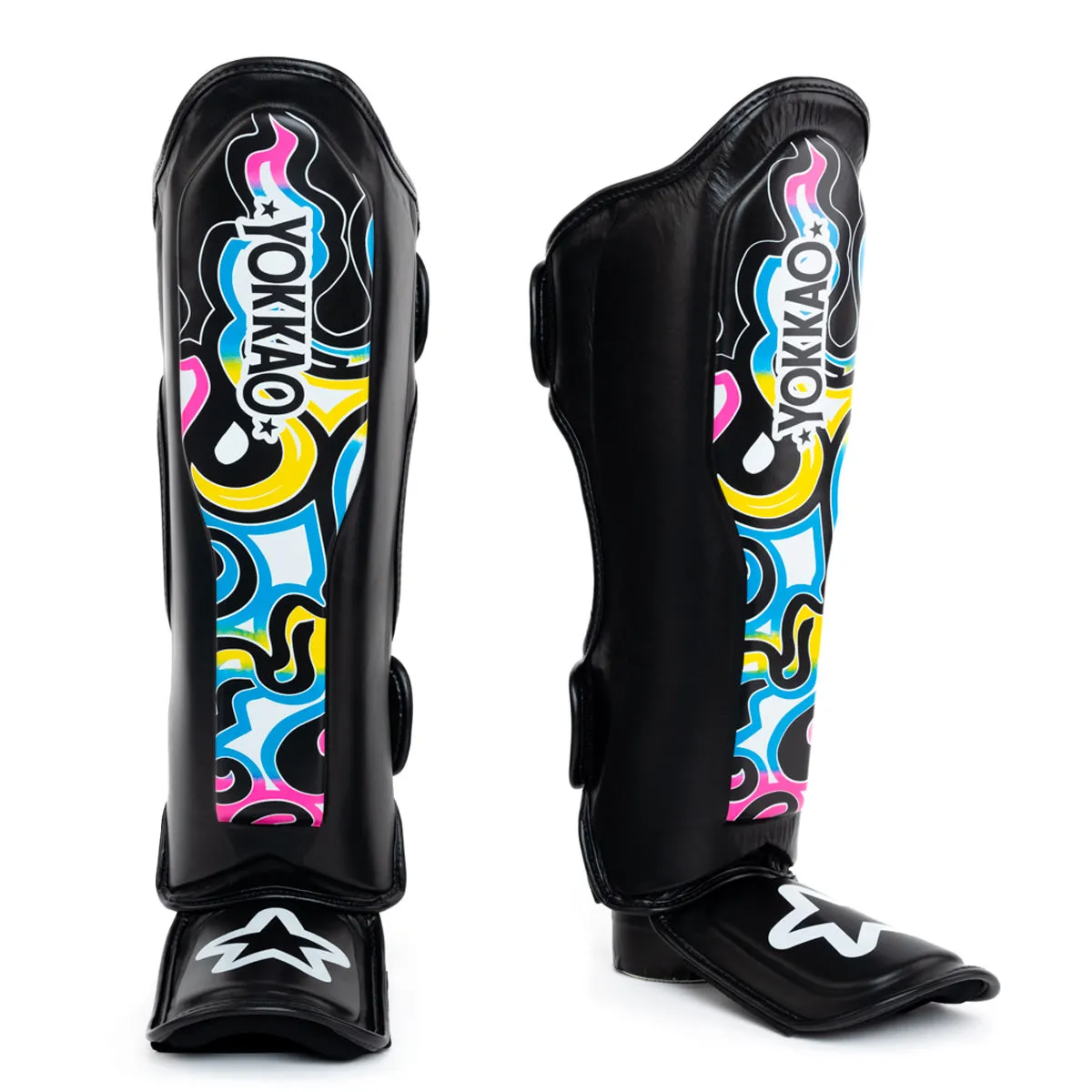 Flames Shin Guards