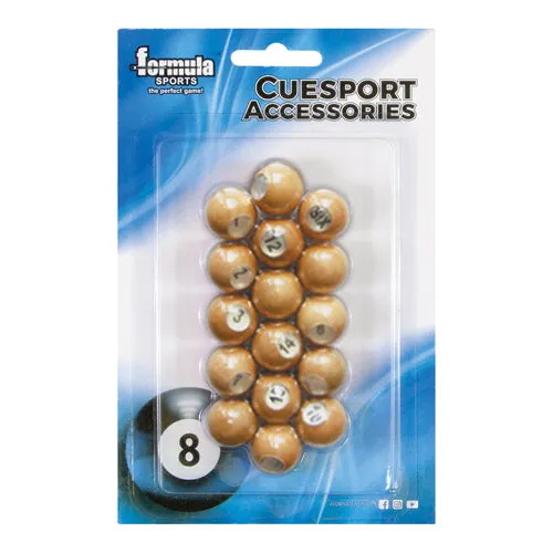 Formula Sports Kelly Pool Marbles Wood