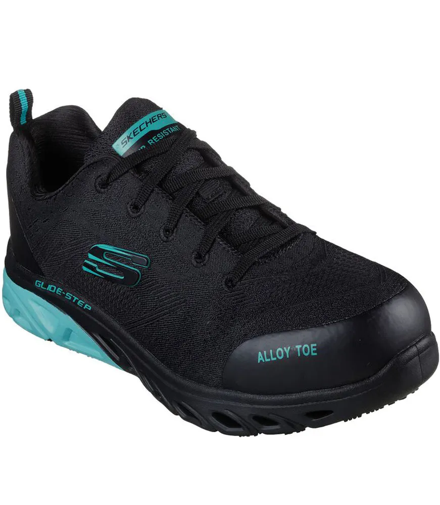 Glide Step SR Adilly in Black/Teal by Skechers