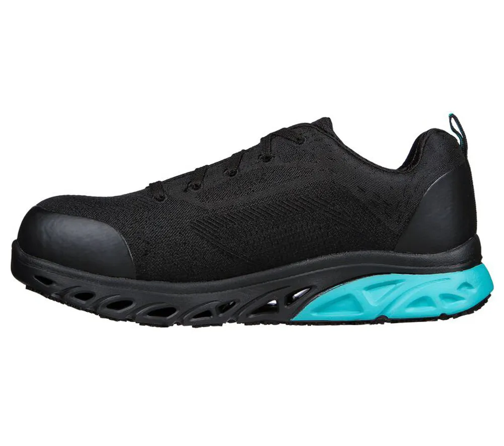 Glide Step SR Adilly in Black/Teal by Skechers