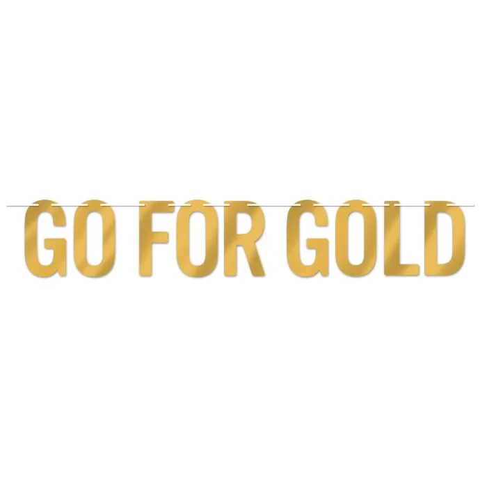 Go For The Gold Banner 5' | 1 ct