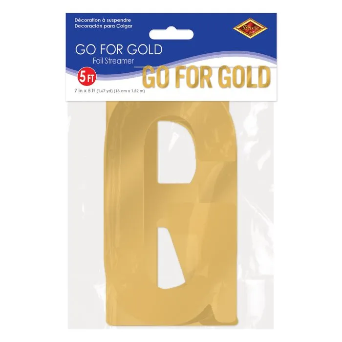 Go For The Gold Banner 5' | 1 ct