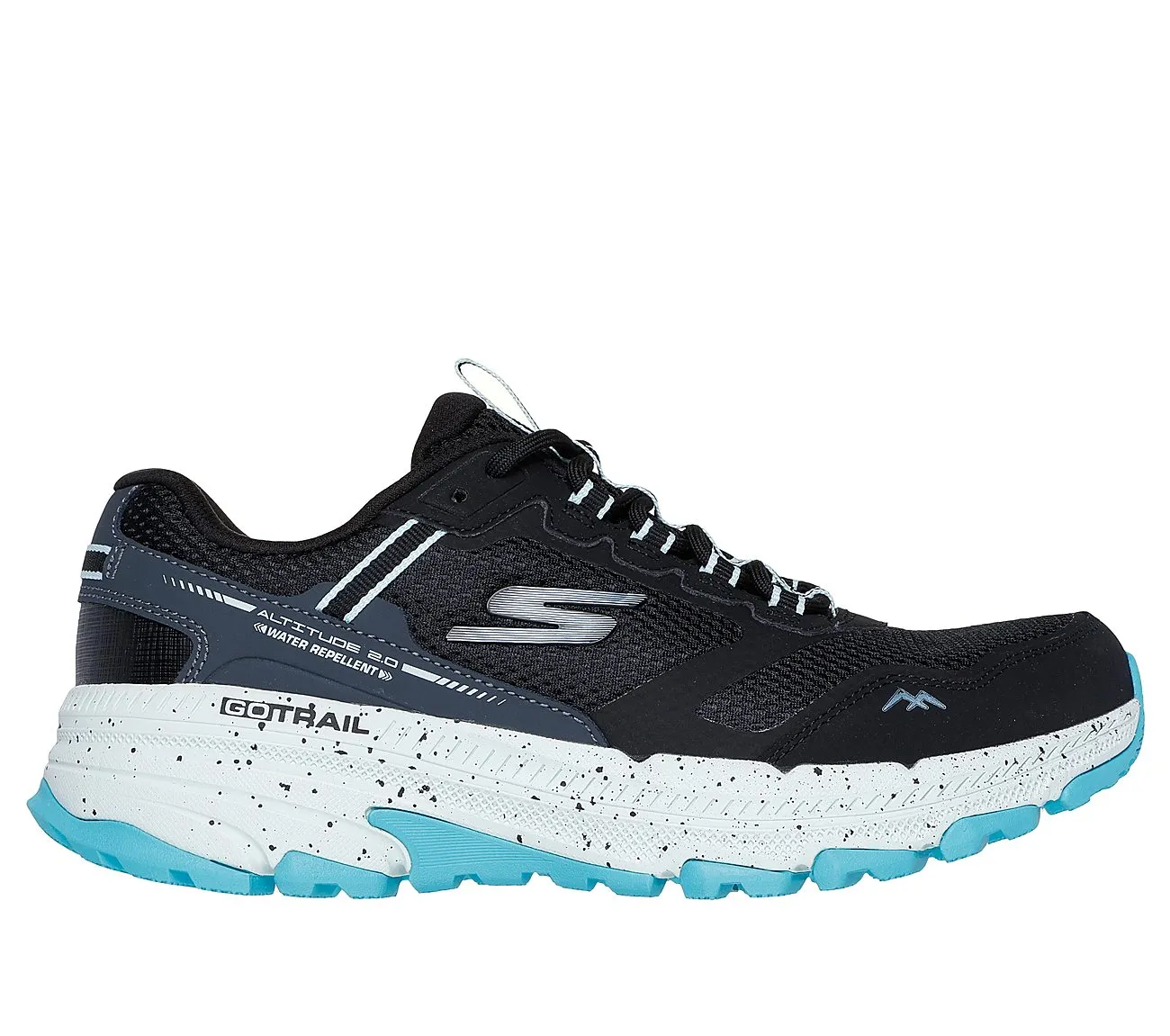 GO RUN TRAIL ALTITUDE 2.0 - RAVINE - BLACK/AQUA