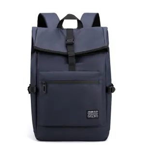 HAOSHUAI 810 Men Simple Leisure Travel Bag Computer Backpack(Blue)