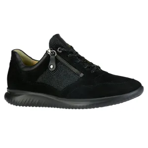 Hartjes Breeze Shoe Black Nubuck Velour (Women's)