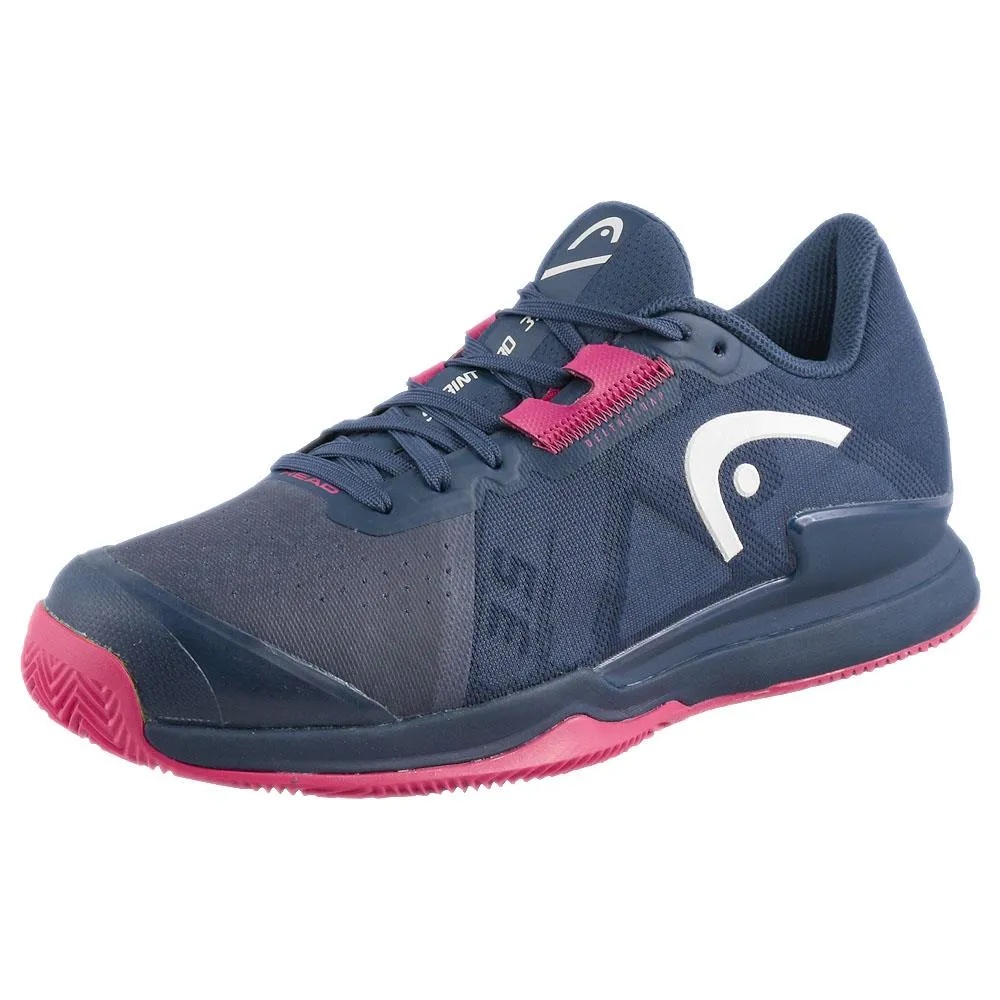 Head Women's Sprint Pro 3.5 - Clay - Dark Blue/Azalea