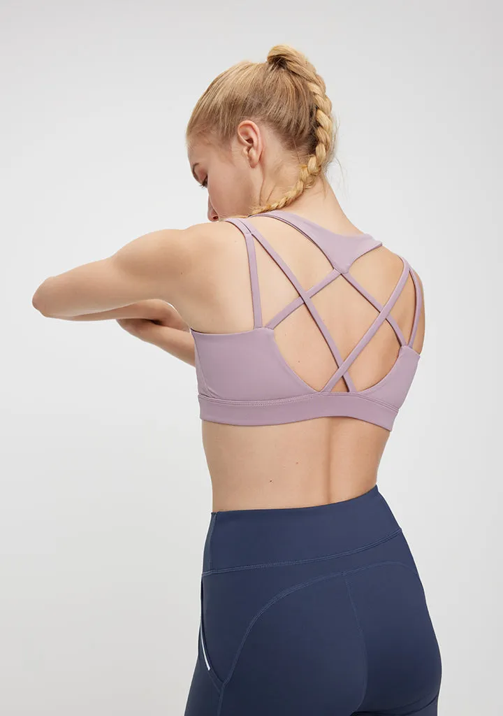 High Support Criss Cross Sports Bra