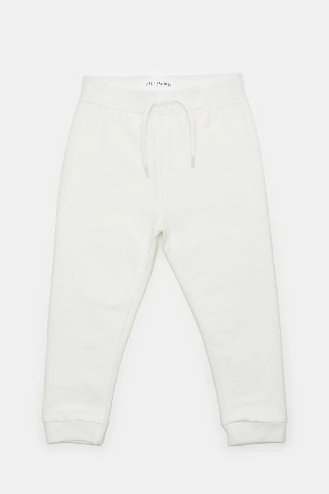 Infant Boys Ivory Plain Active Pants