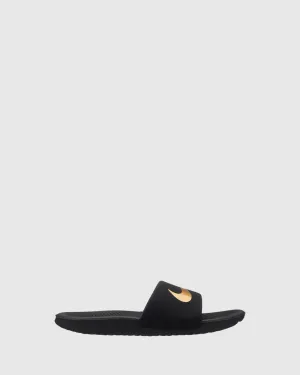 Kawa Slides Black/Gold