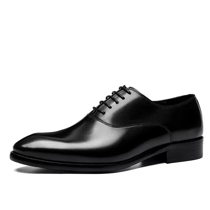 LuxeLeather Classy Oxford Dress Shoes