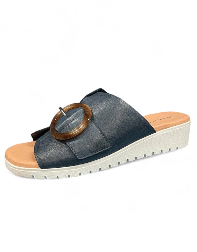 Madelle Sandal Navy-White