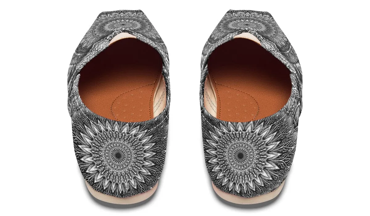 Mandala Bloom Casual Slip on Shoes