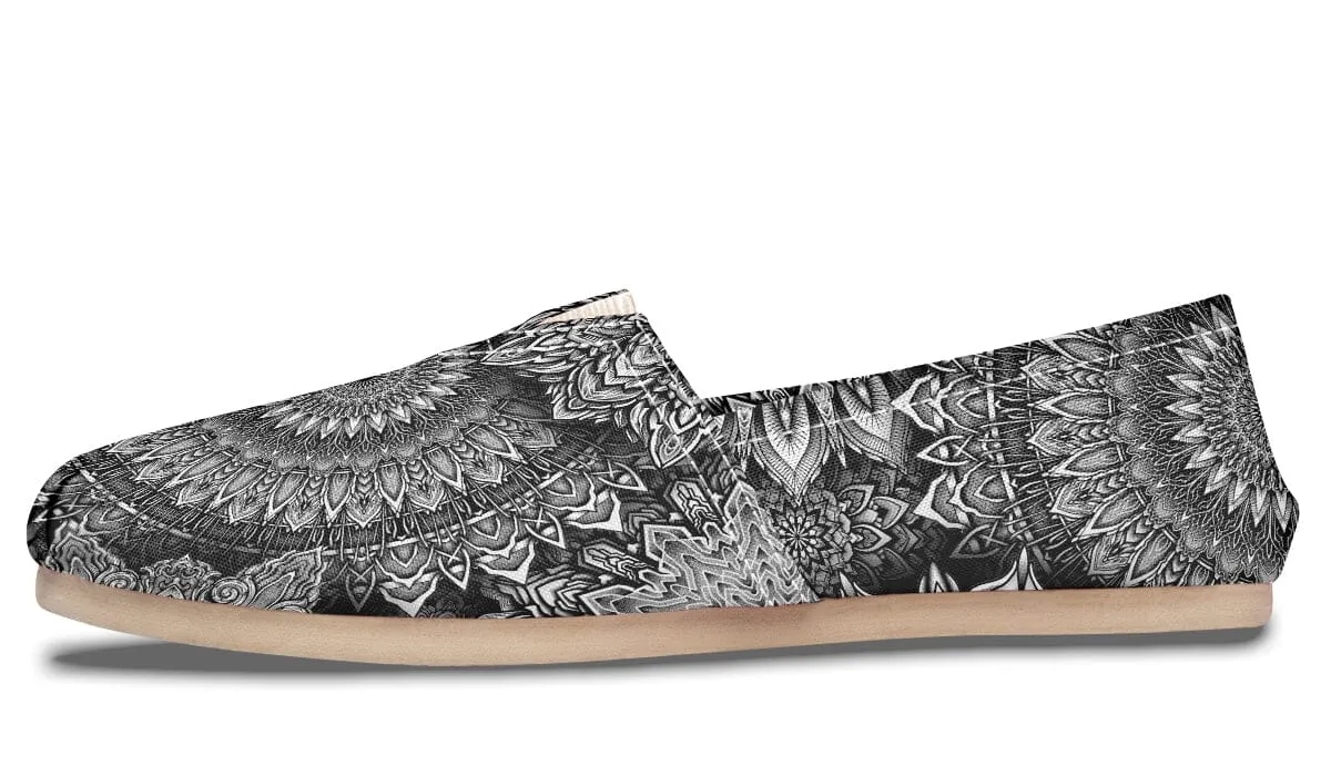 Mandala Bloom Casual Slip on Shoes