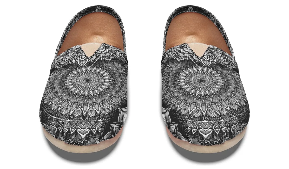 Mandala Bloom Casual Slip on Shoes