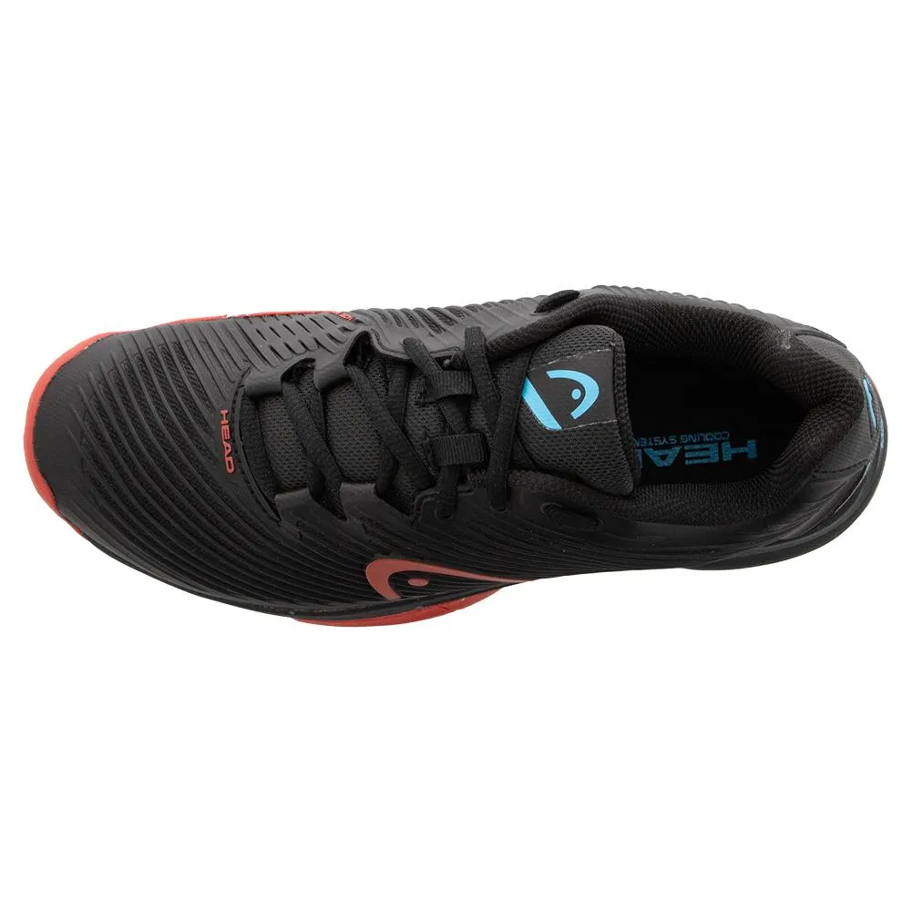 Men's Revolt Pro 4.0 Pickleball Shoes Black and Red