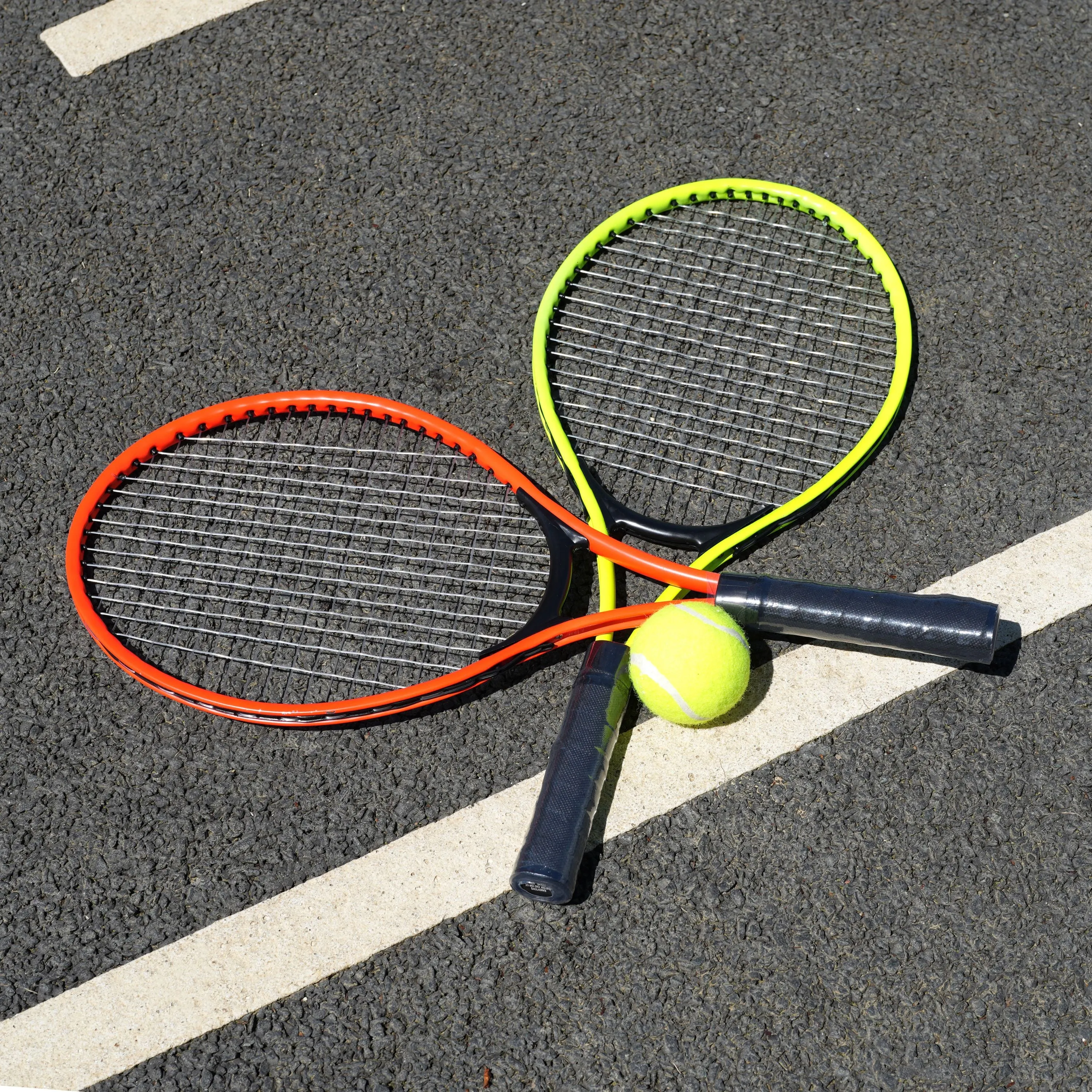 Metal Junior Tennis Set With 2 Racquets and Ball