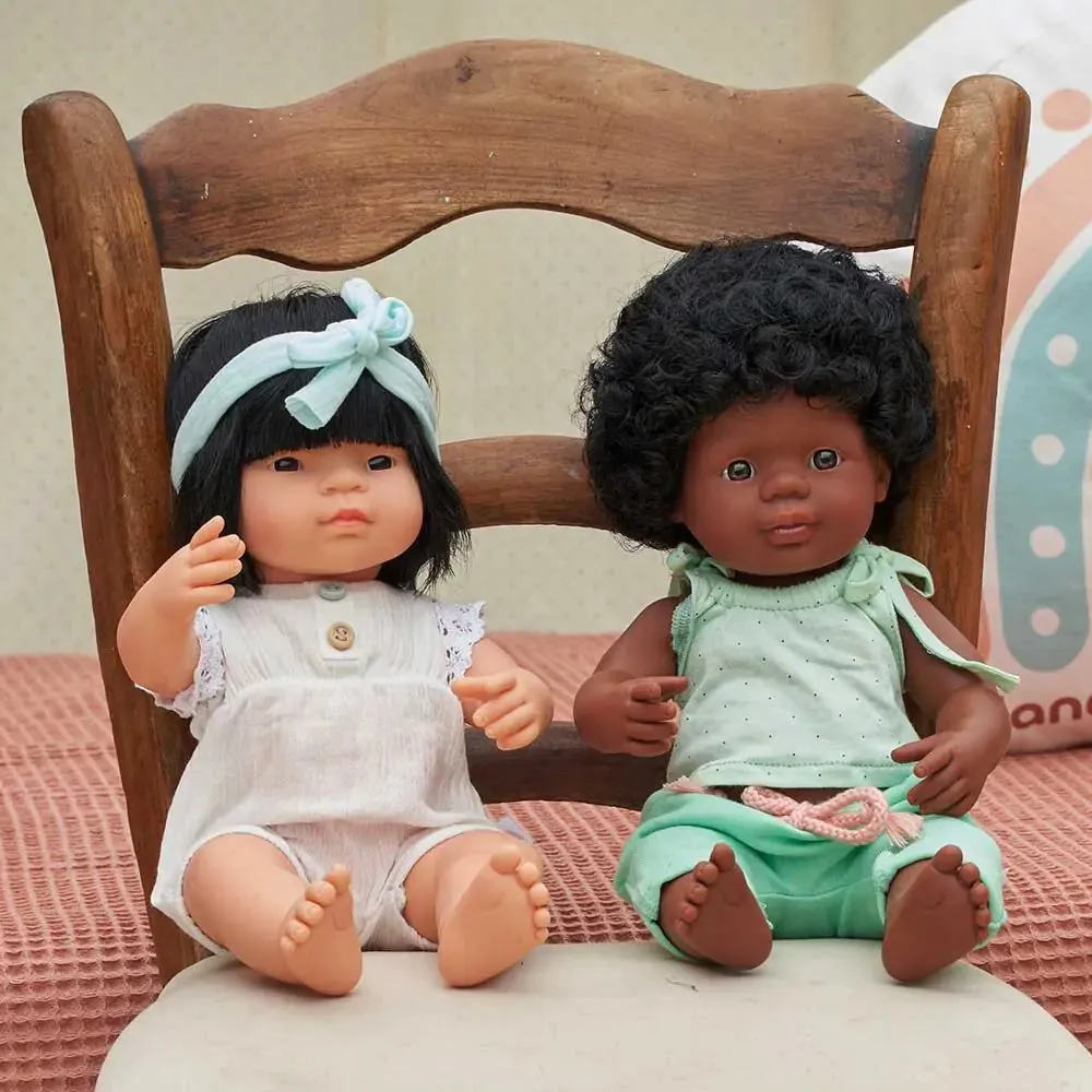 Miniland Baby Doll | African-American Girl 15"