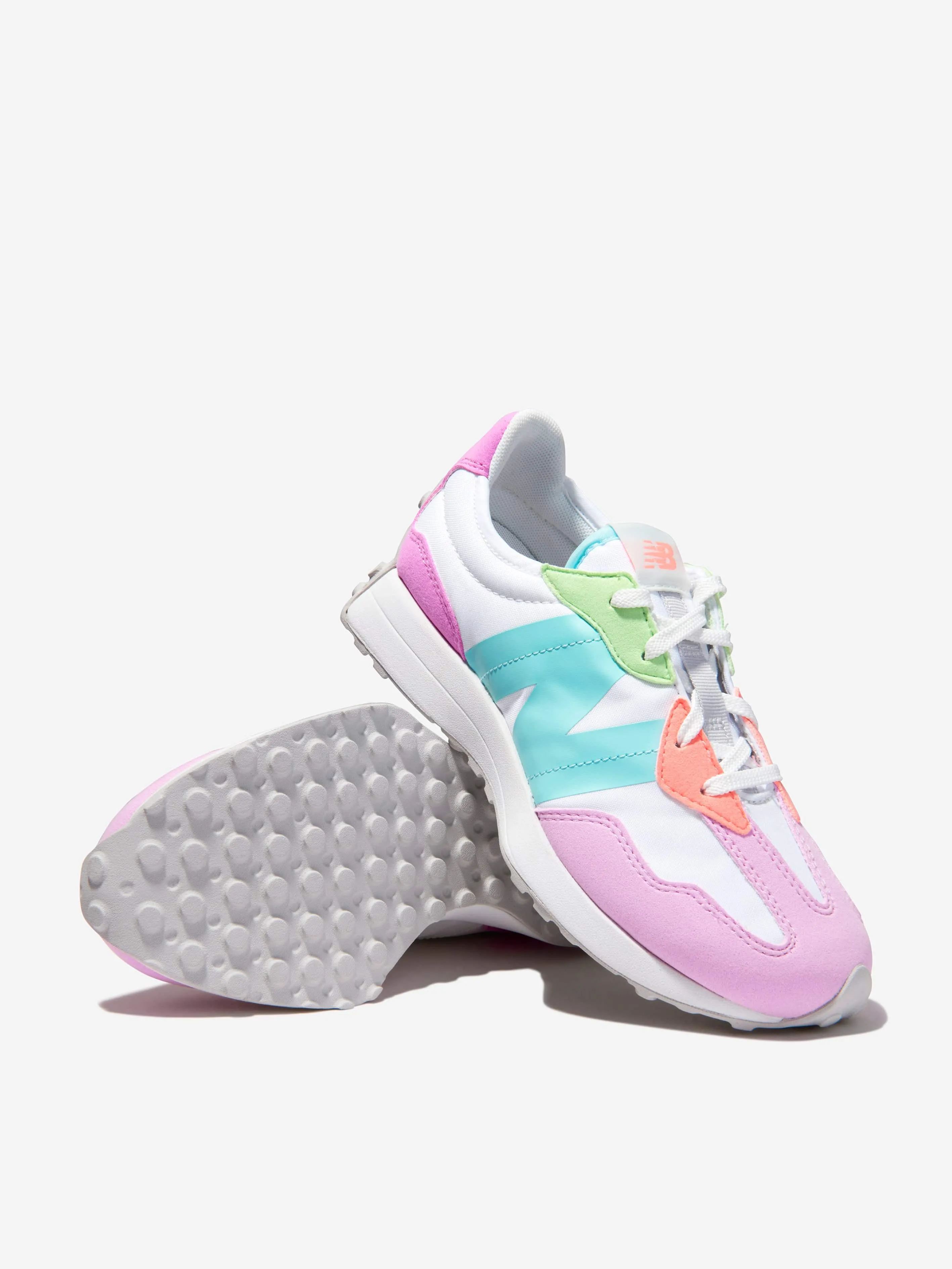 New Balance Girls 327 Logo Trainers in Multicolour