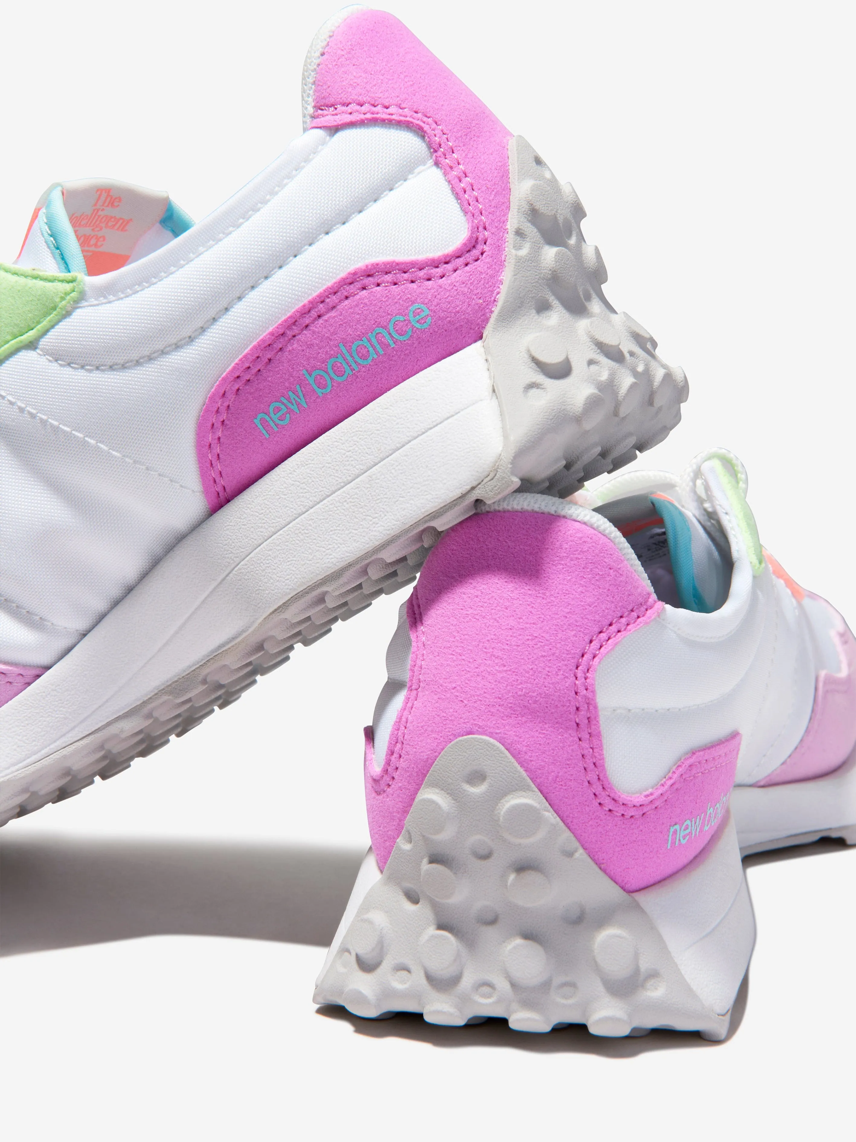 New Balance Girls 327 Logo Trainers in Multicolour