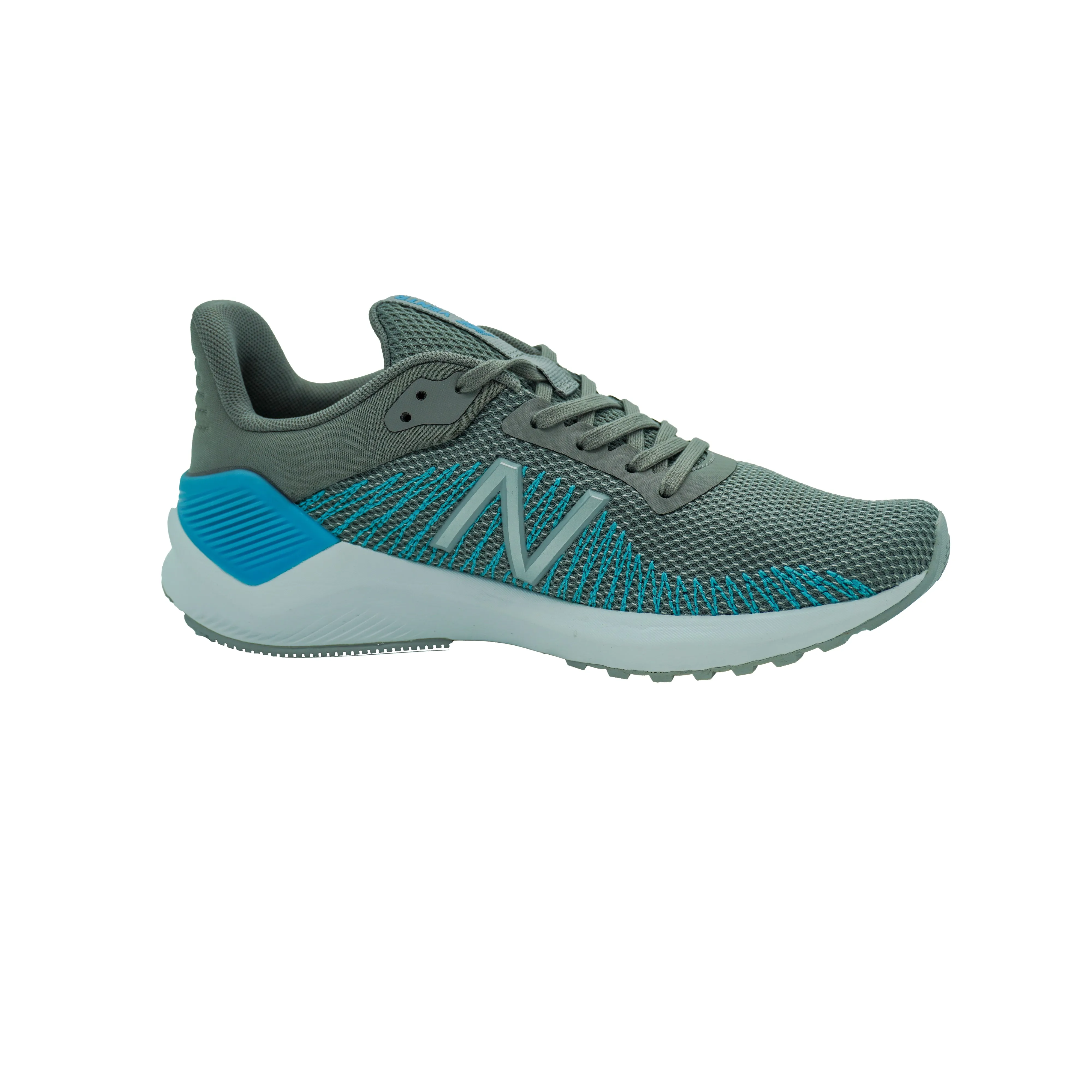 New Balance Men's Ventr V1 Running Athletic Shoes Gray Blue Size 7 4E